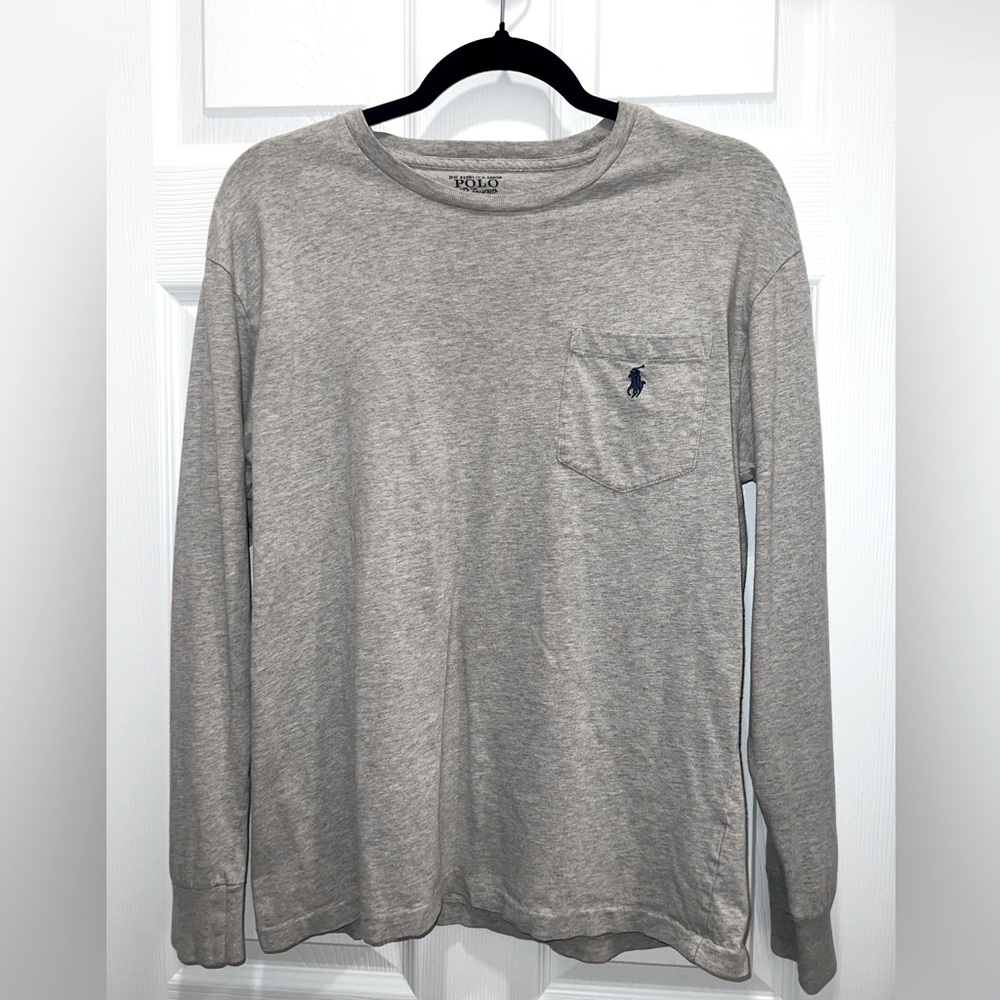 Polo by Ralph Lauren Gray Long Sleeve Shirt - Picture 5 of 5